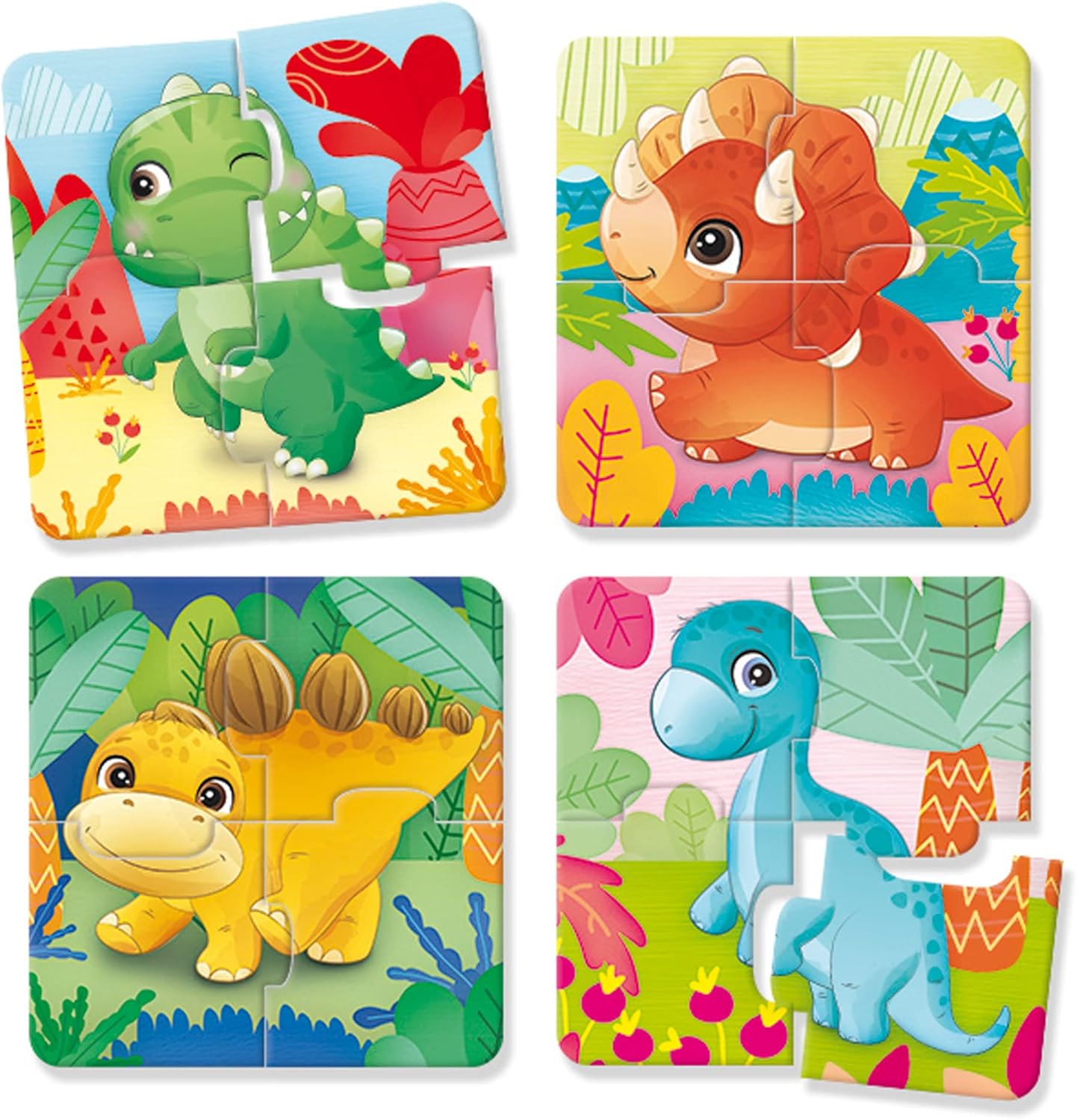 Edukativna slagalica Baby Dinoland 3u1