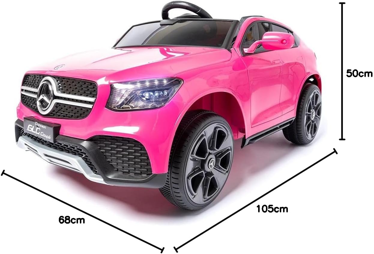 Auto na akumulator Mercedes roze