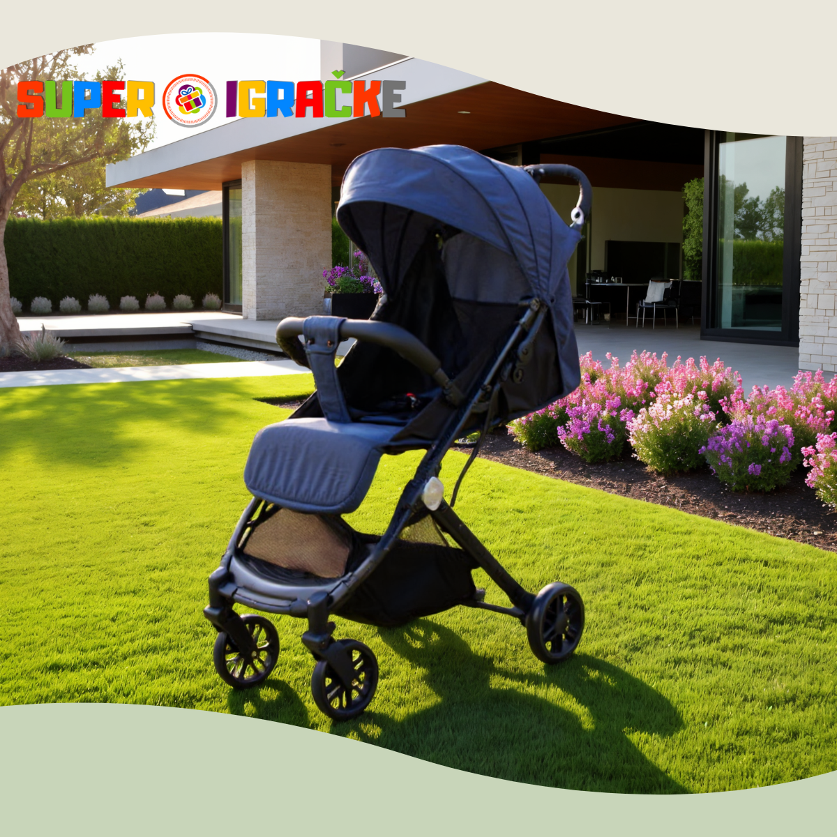 Baby Line - Dečija kolica TS-02 Teget