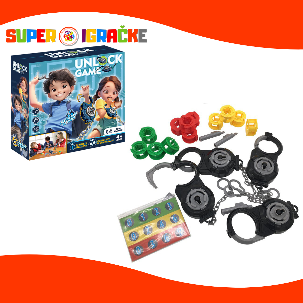 Društvena igra - Otključaj se