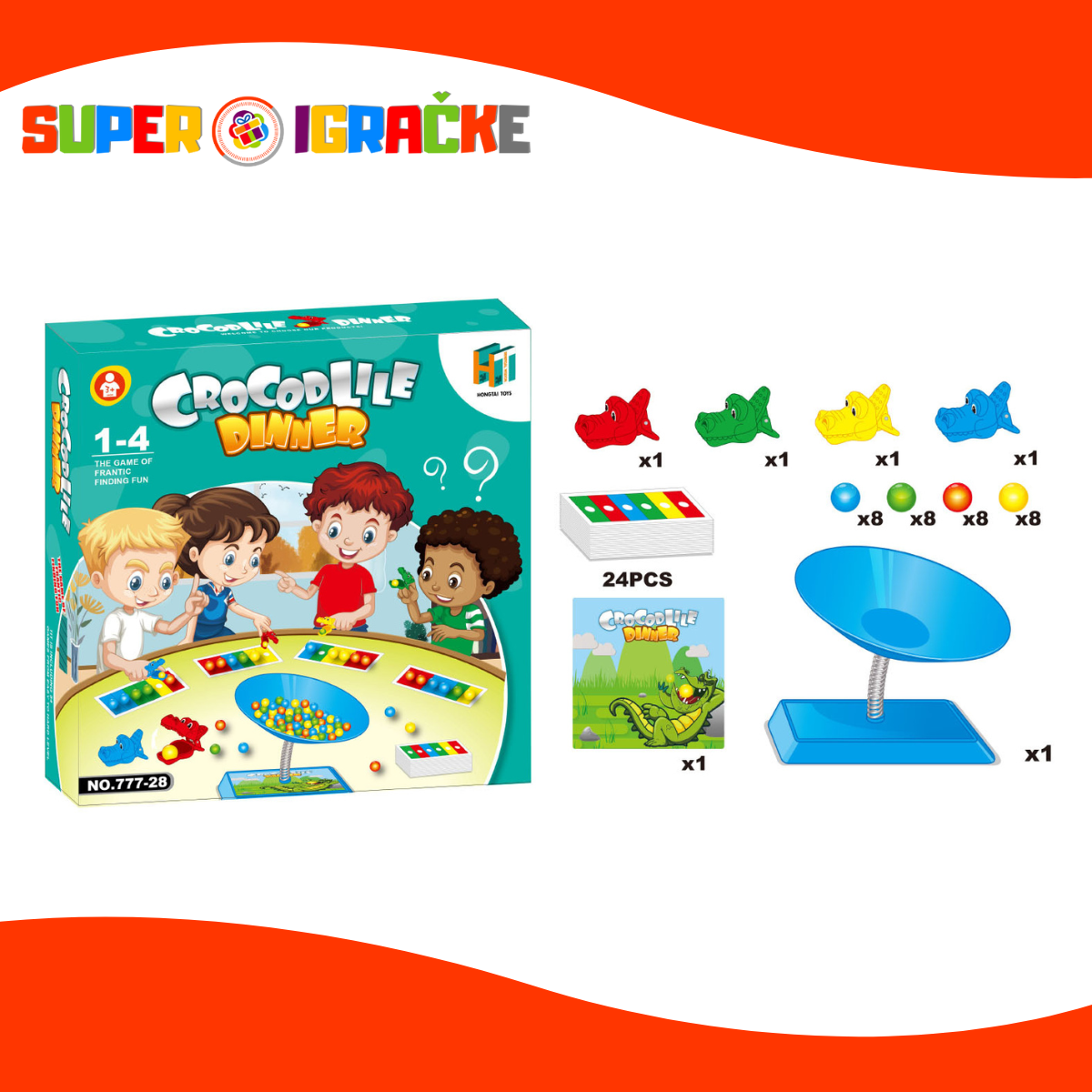 Društvena igra - Večera za krokodila