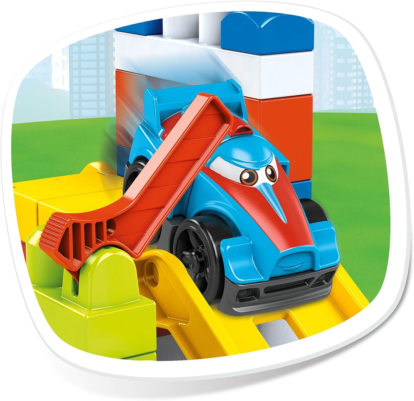 Fisher Price kocke Mega Bloks garaža 60delova