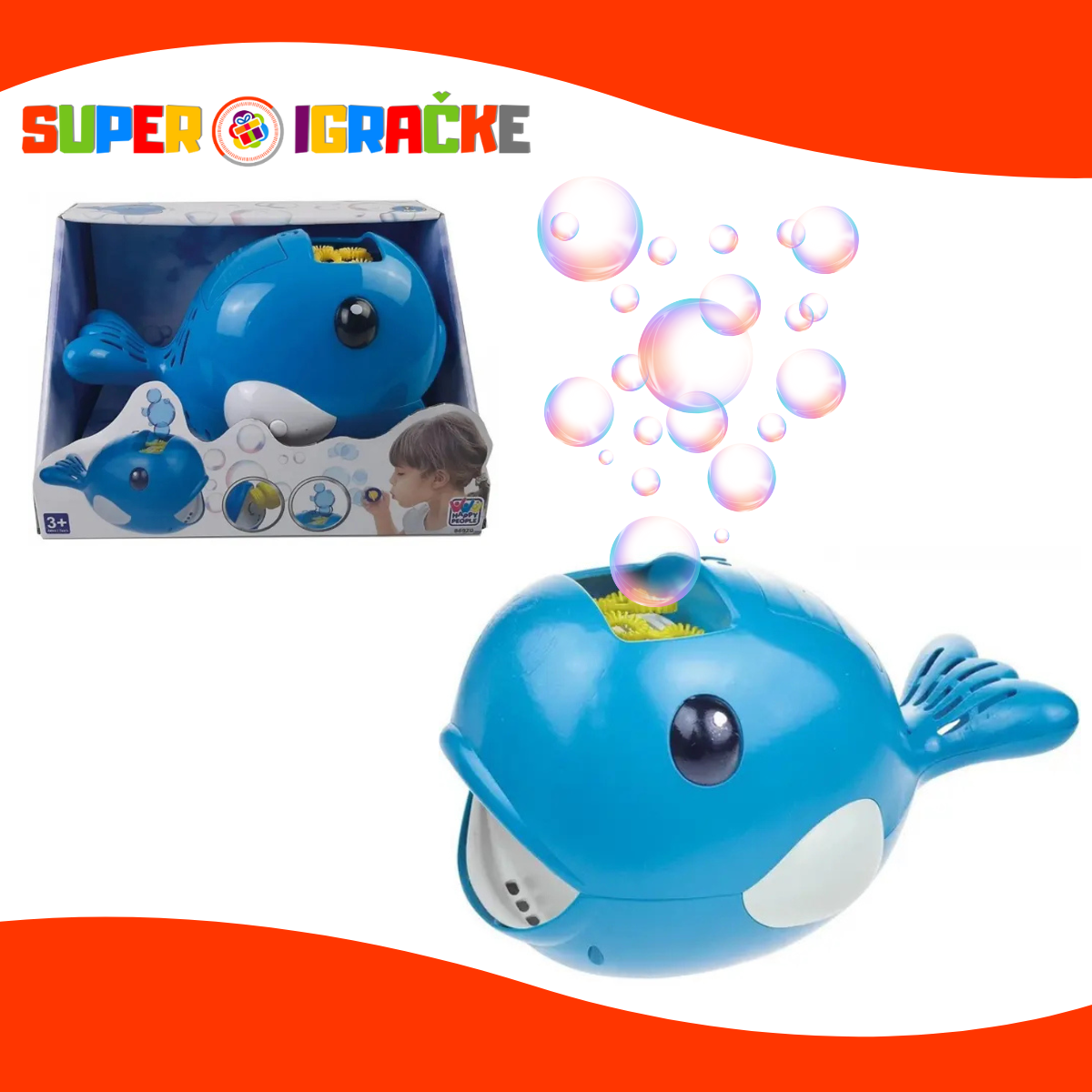 Happy people kit koji pravi balončiće