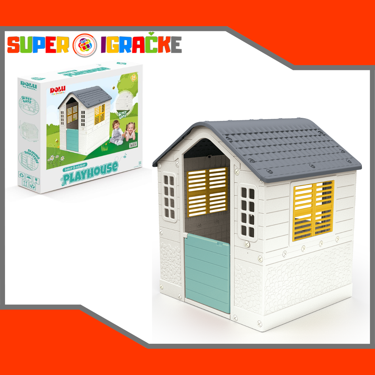 Plastična kućica za igru