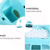 Plavo beli usisivač igračka