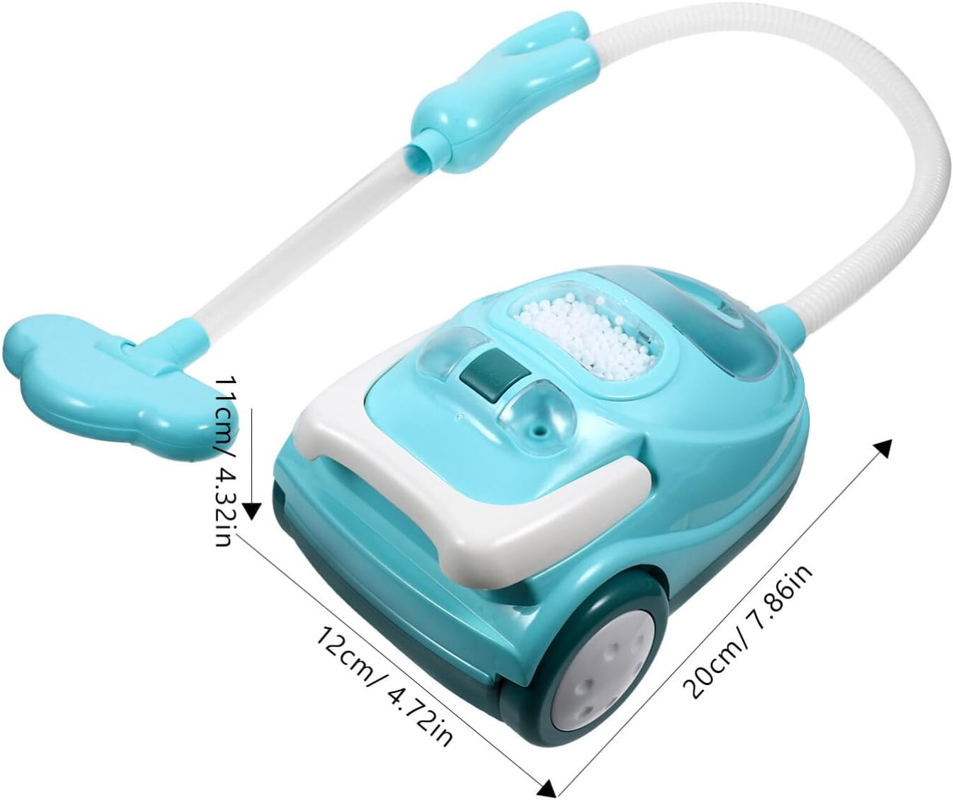 Plavo beli usisivač igračka