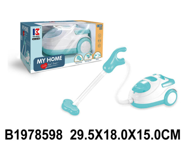 Plavo beli usisivač igračka