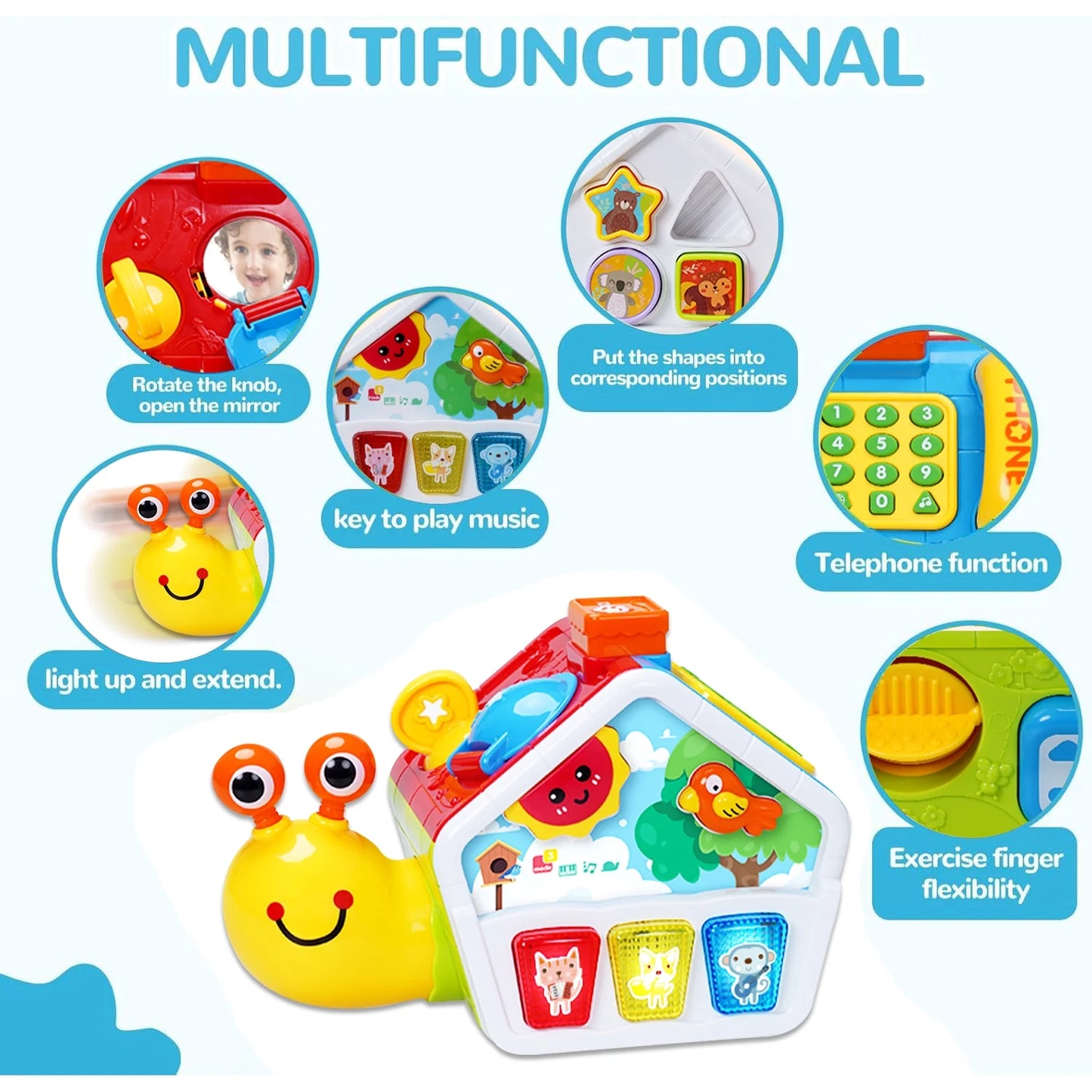 Puž muzička kućica