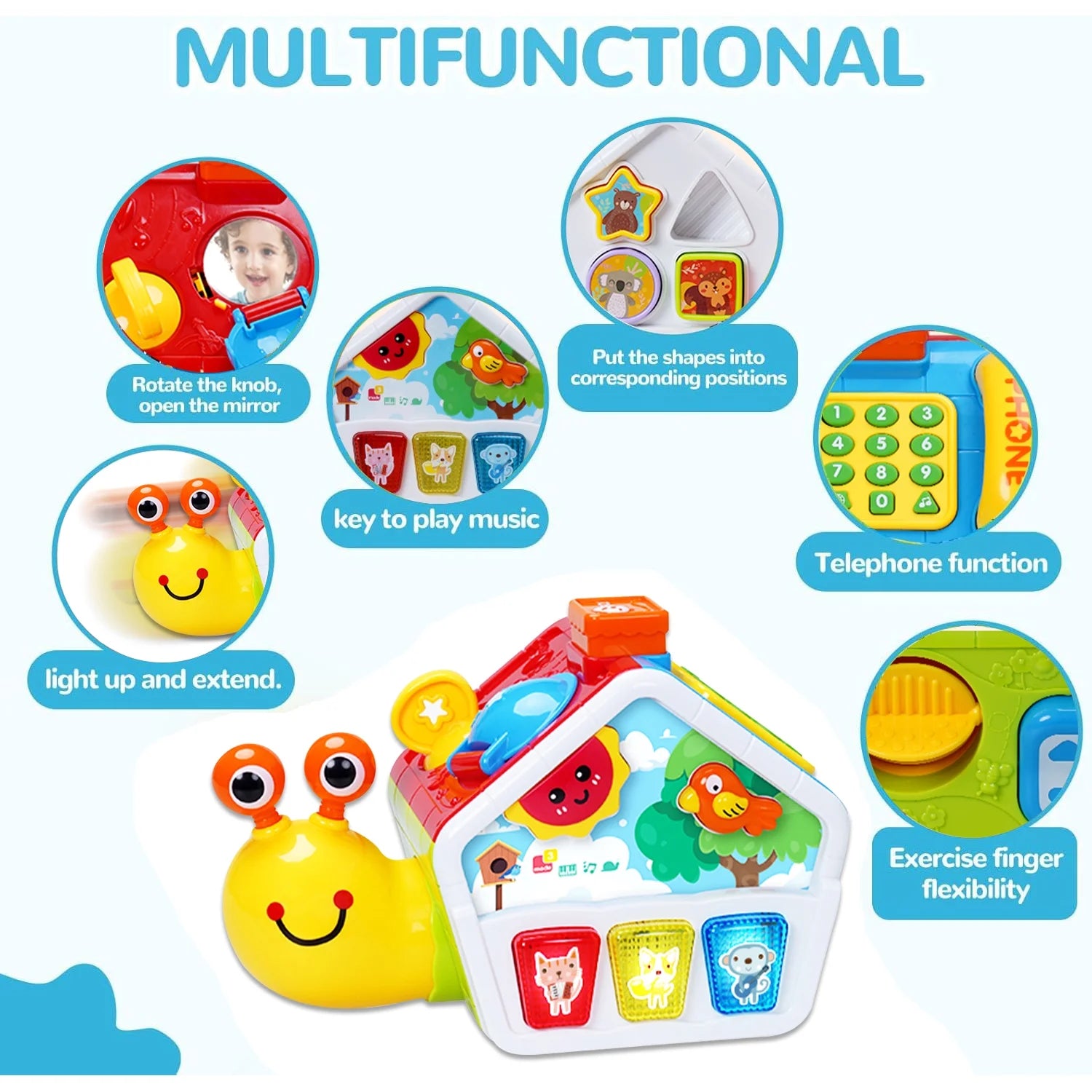 Puž muzička kućica