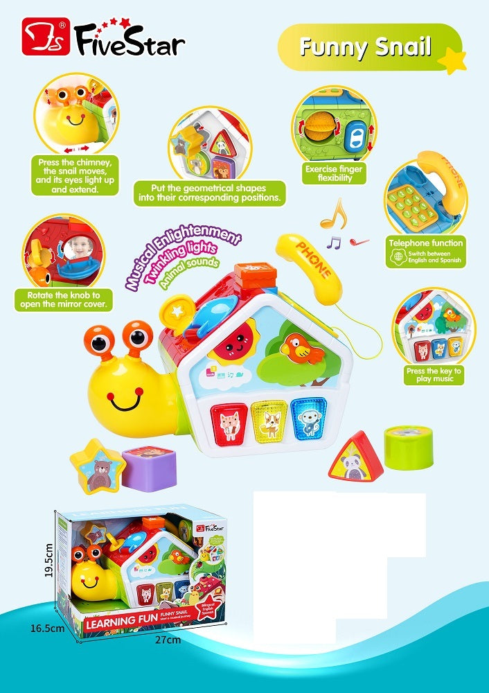 Puž muzička kućica