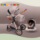 Royal ride - Kolica i nosiljka braon