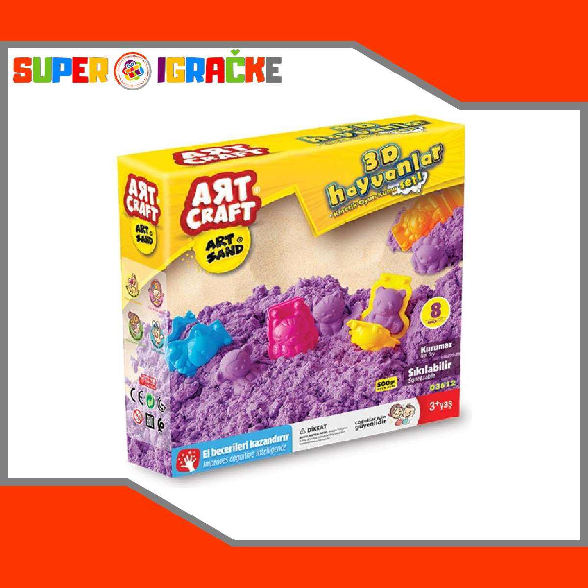 ArtCraft kinetički pesak - Medvedići 500g