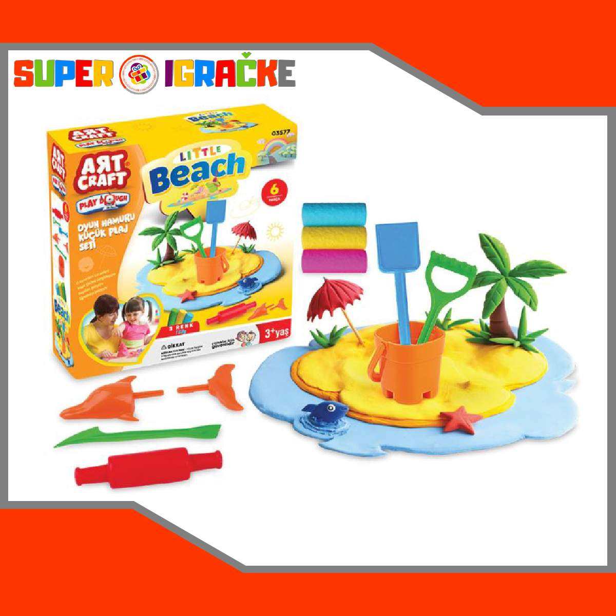 ArtCraft testo - Mini set plaža 150g