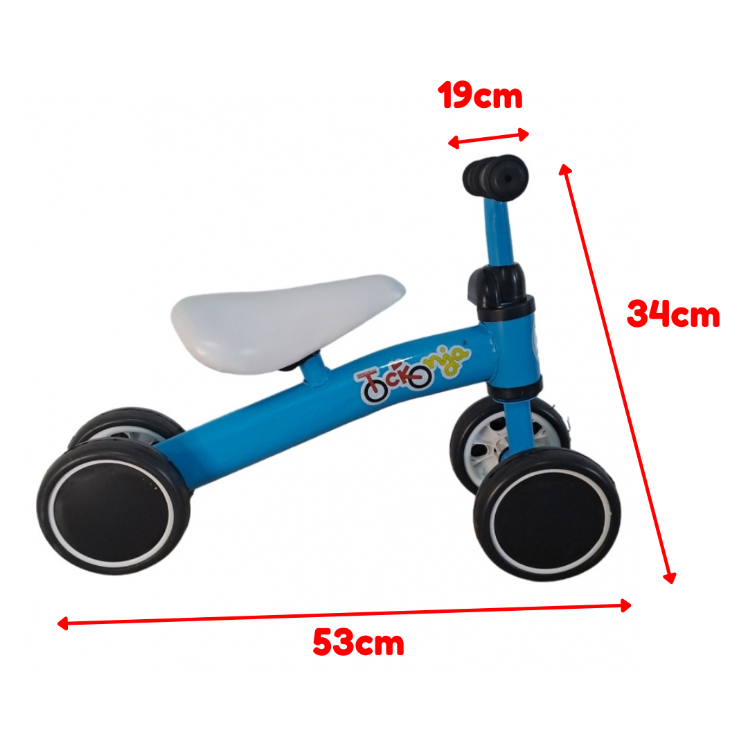 Bicikl 4 točka Točkonja plavi