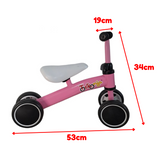 Bicikl 4 točka Točkonja roze