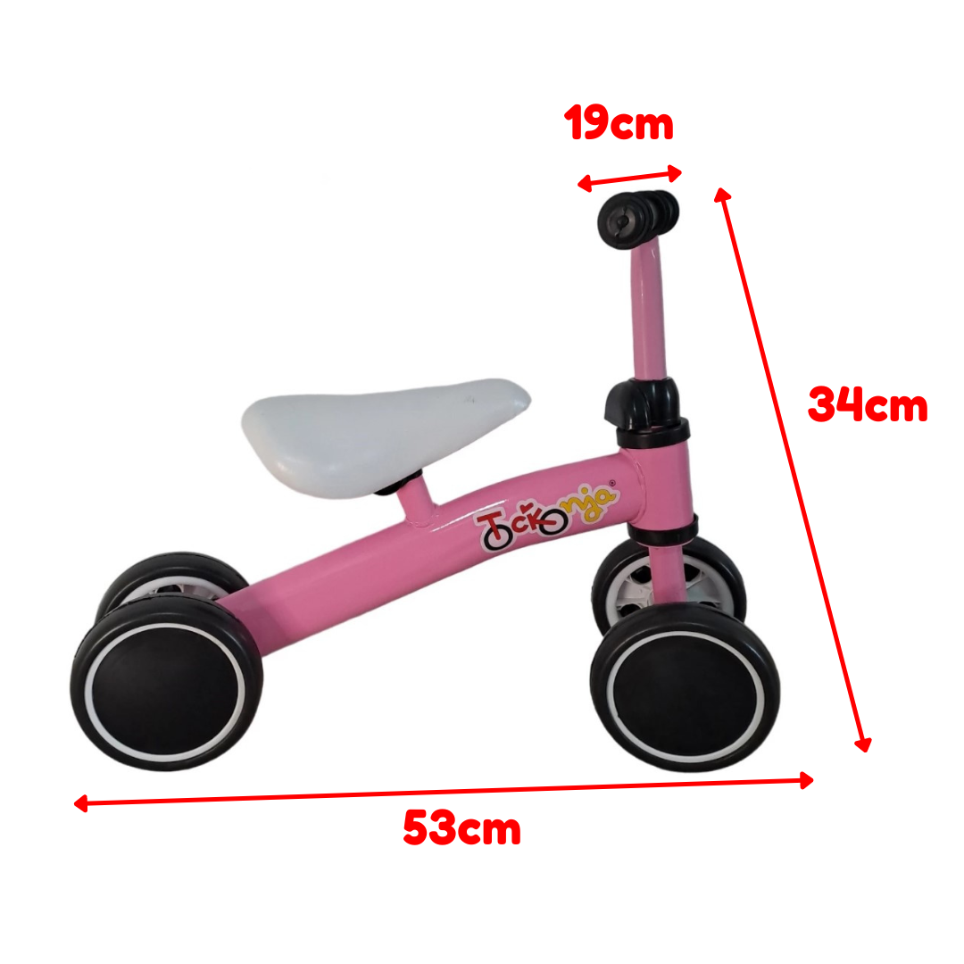 Bicikl 4 točka Točkonja roze