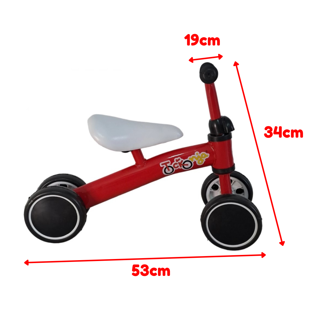 Bicikl 4 točka Točkonja crveni