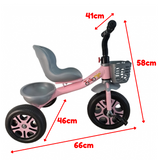 Tricikl sa korpom Točkonja roze