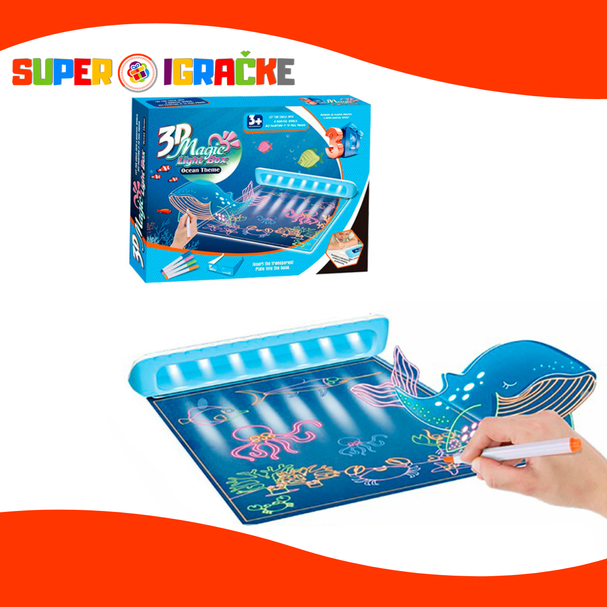 3D Magic - Piši briši tabla