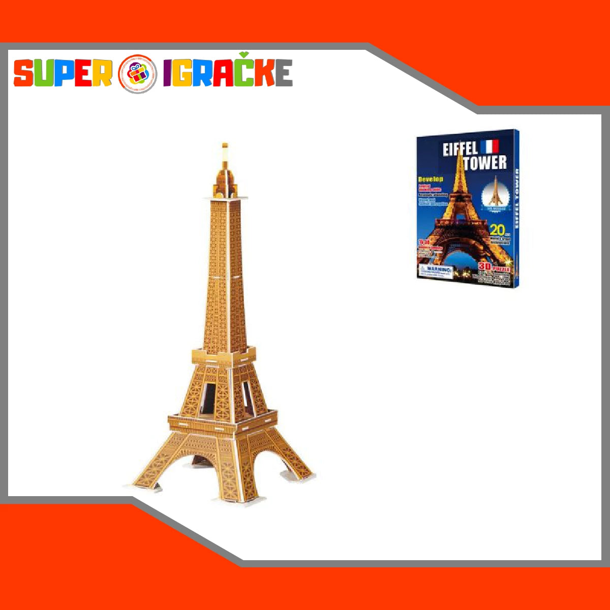 3D Puzzle - Ajfelova kula