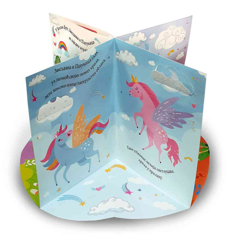 3D vrteška interaktivna knjiga - Jednorozi