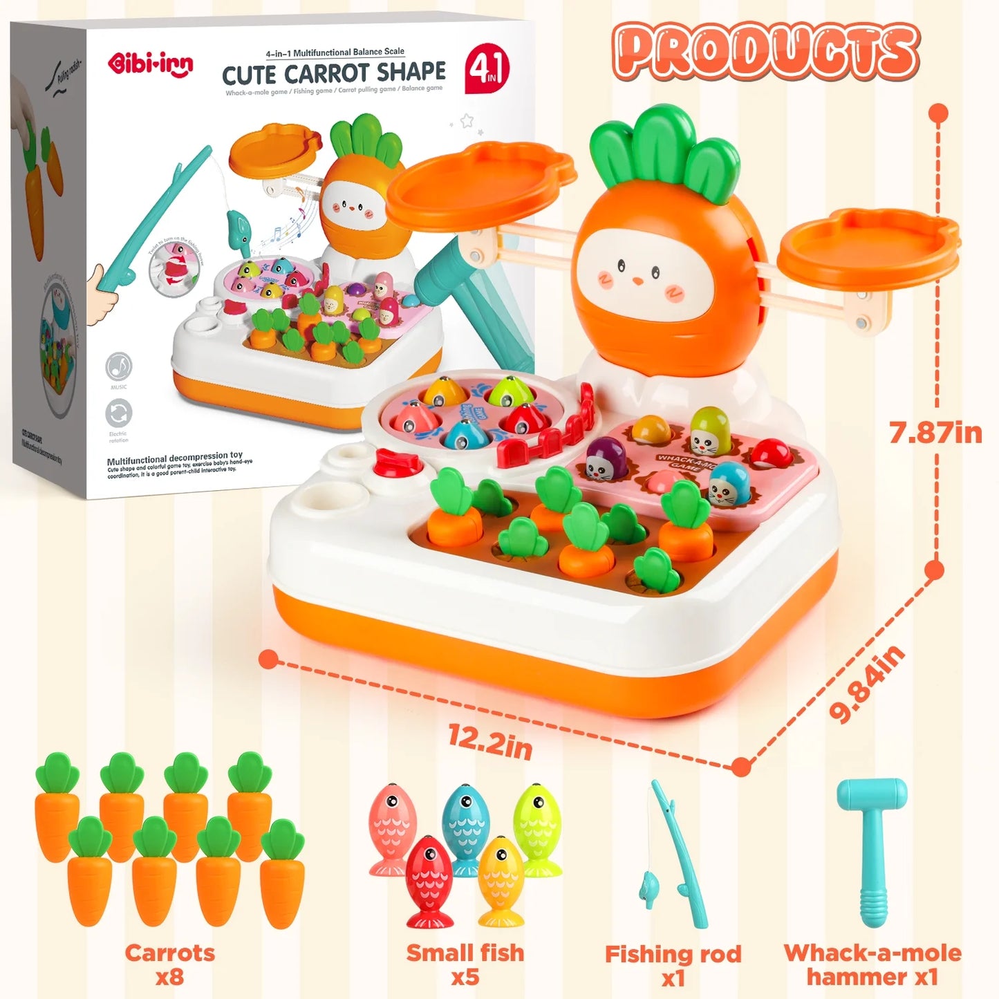 4 u 1 bebi igračka vaga