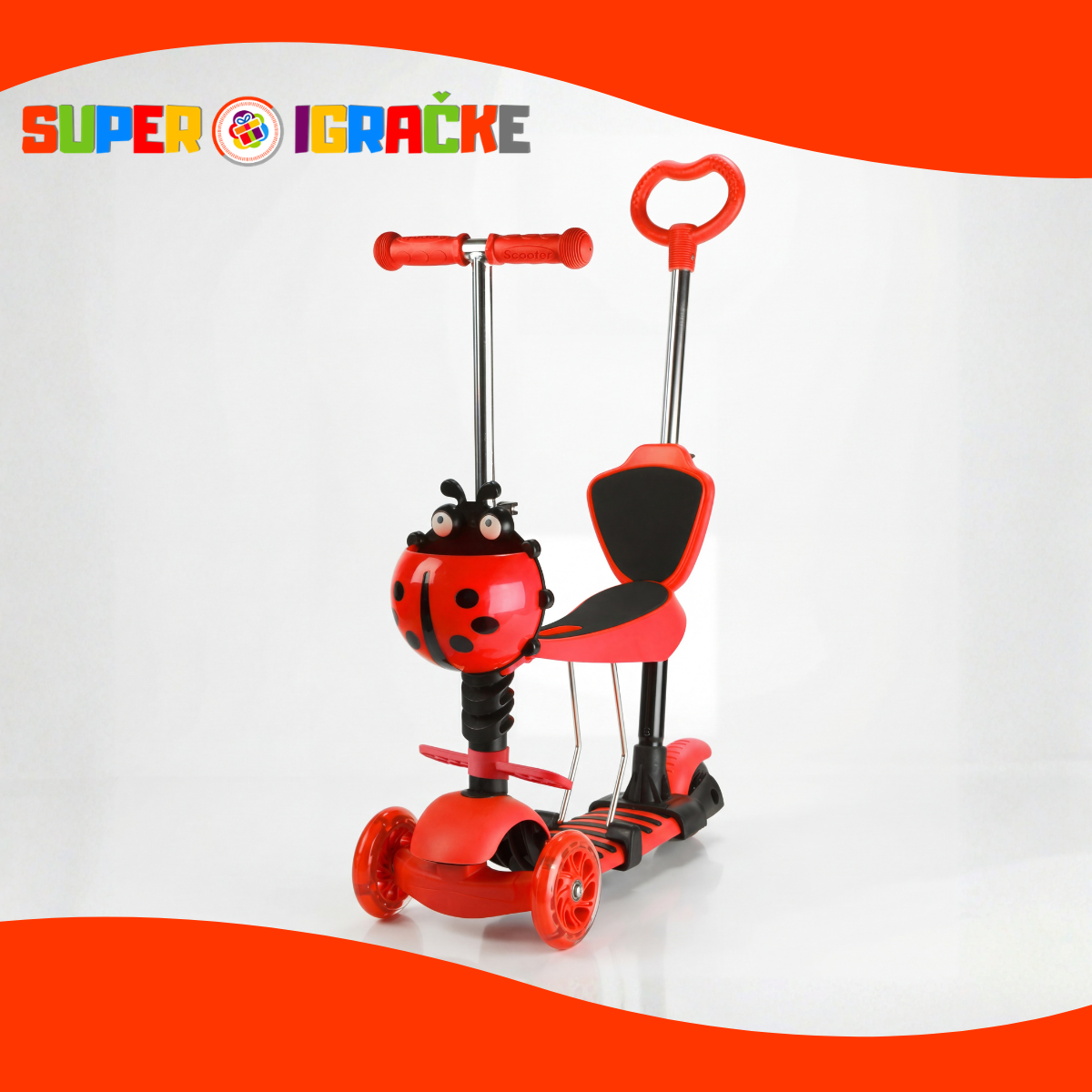 5 u 1 dečiji trotinet Bubamara