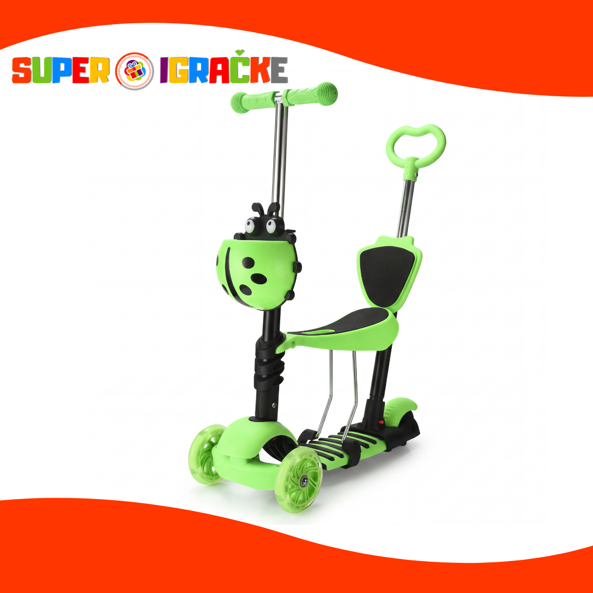 5 u 1 dečiji trotinet Bubamara