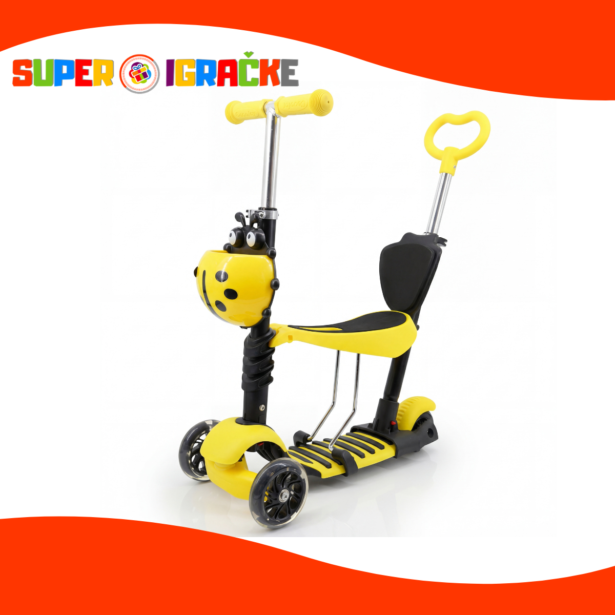 5 u 1 dečiji trotinet Bubamara