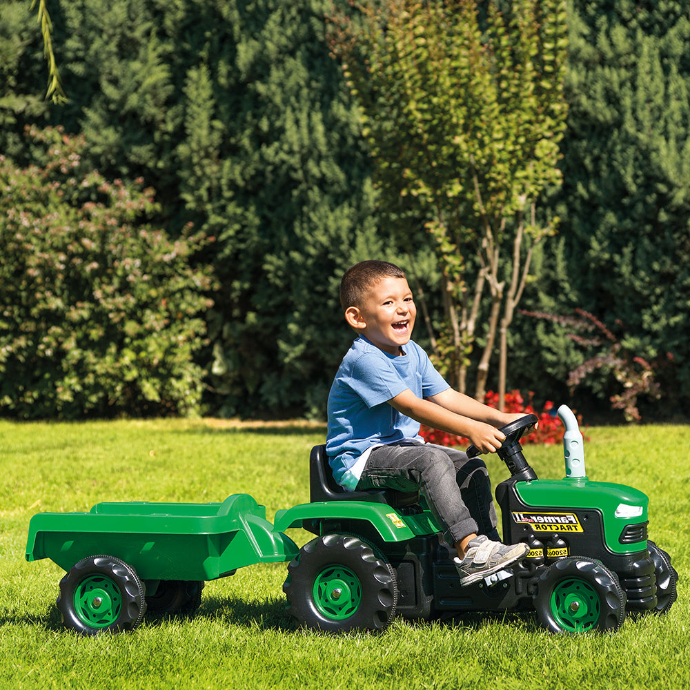 traktori na pedale Traktor na pedale sa prikolicom