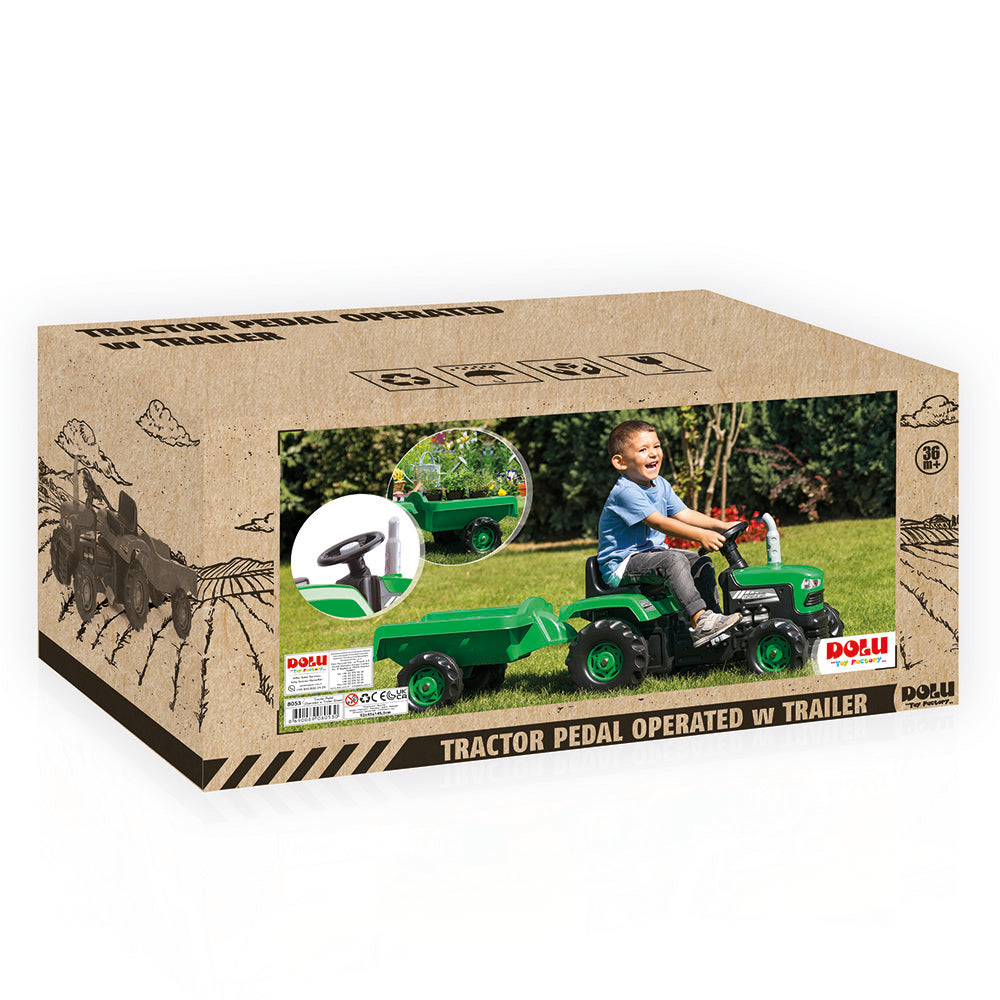 aksa traktor na pedale Traktor na pedale sa prikolicom