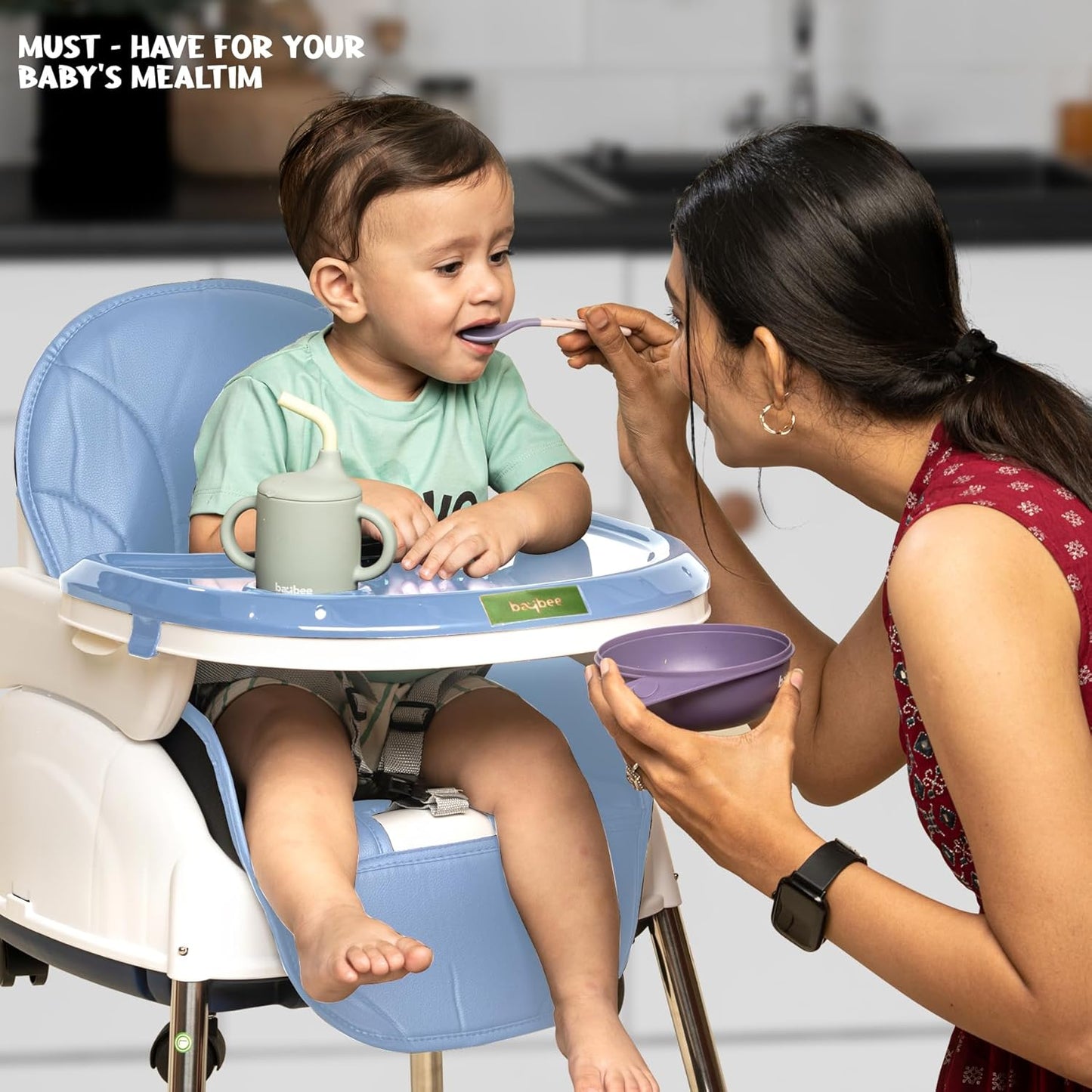 Baby Line - Hranilica plava