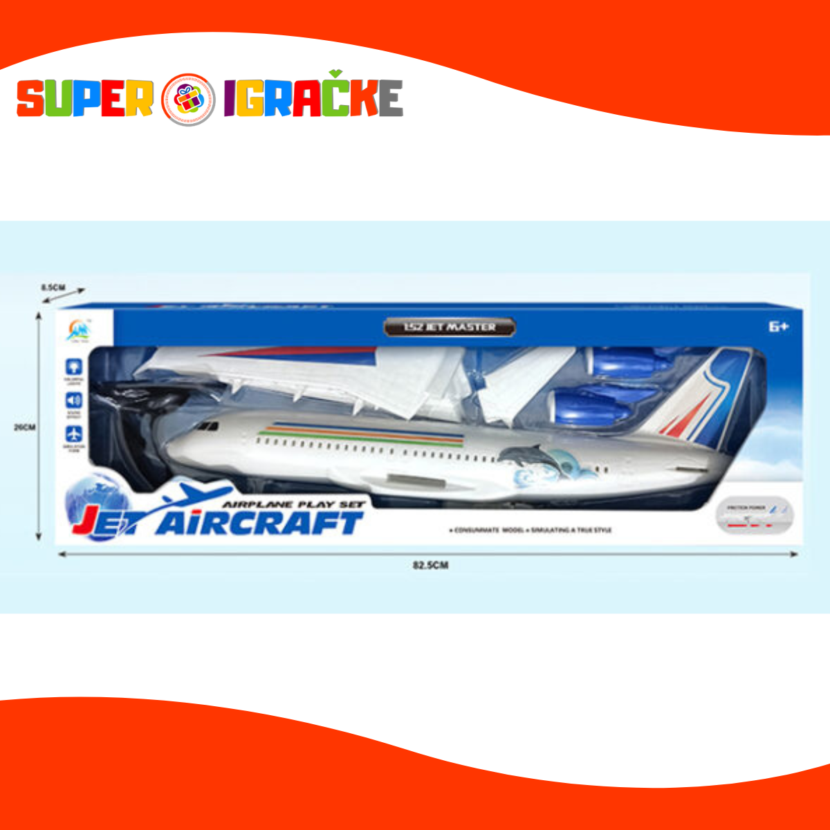 Airplane JetMaster avion veći