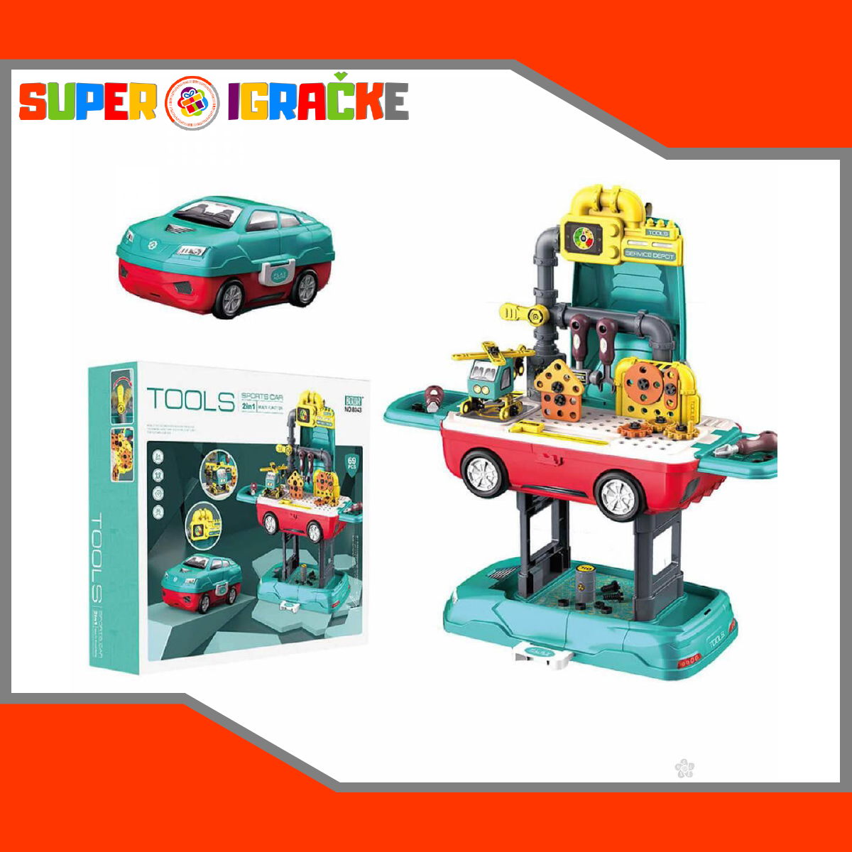 Alat set u auto kutiji