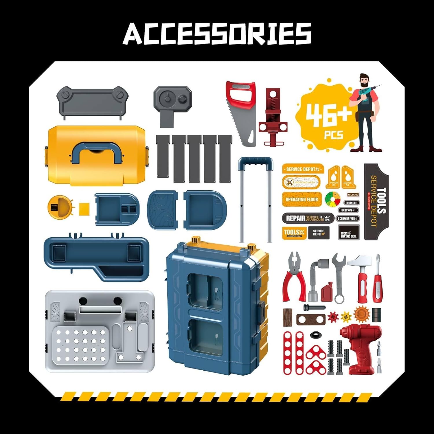 Alat set u koferu 3 u 1