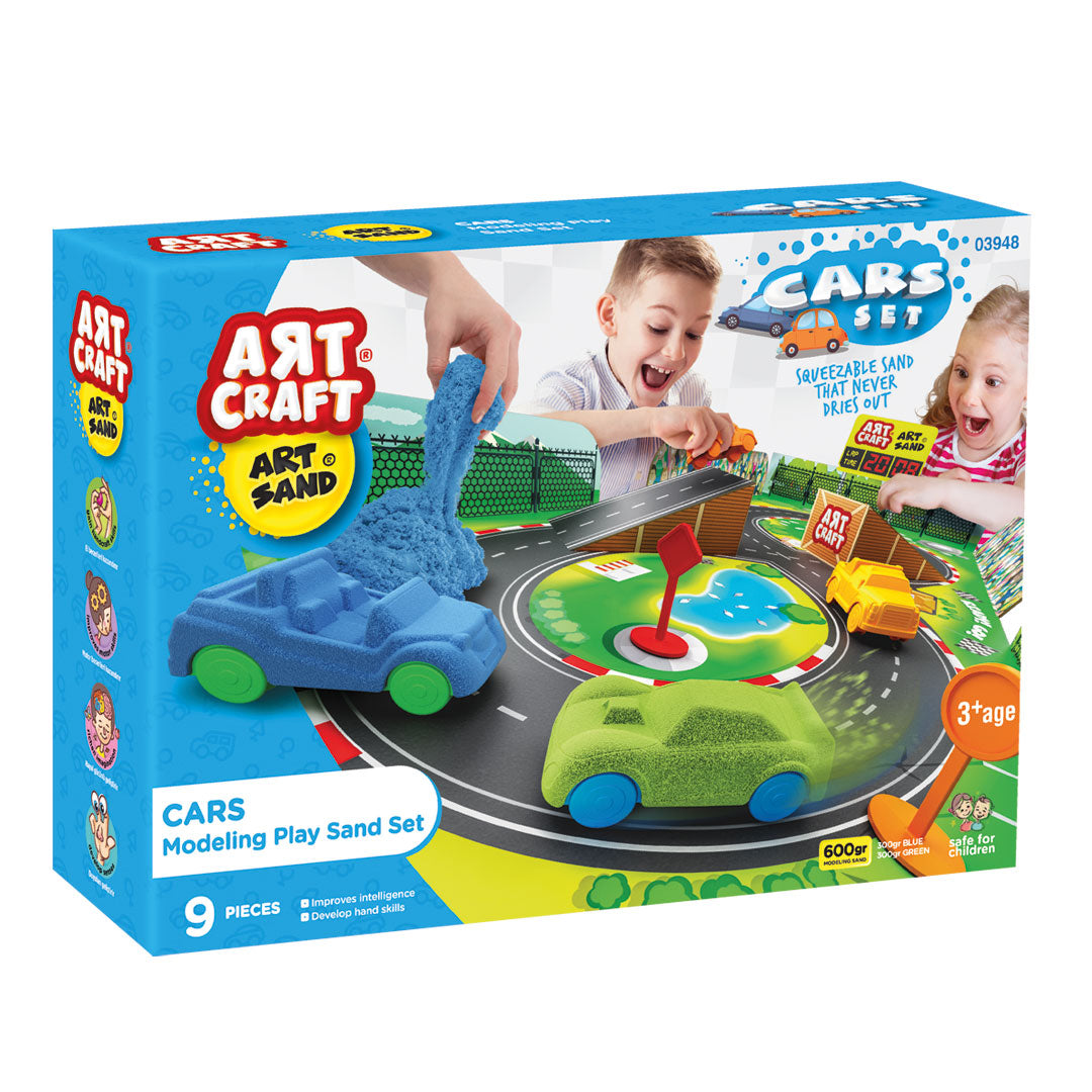 ArtCraft kinetički pesak - Staza i autići
