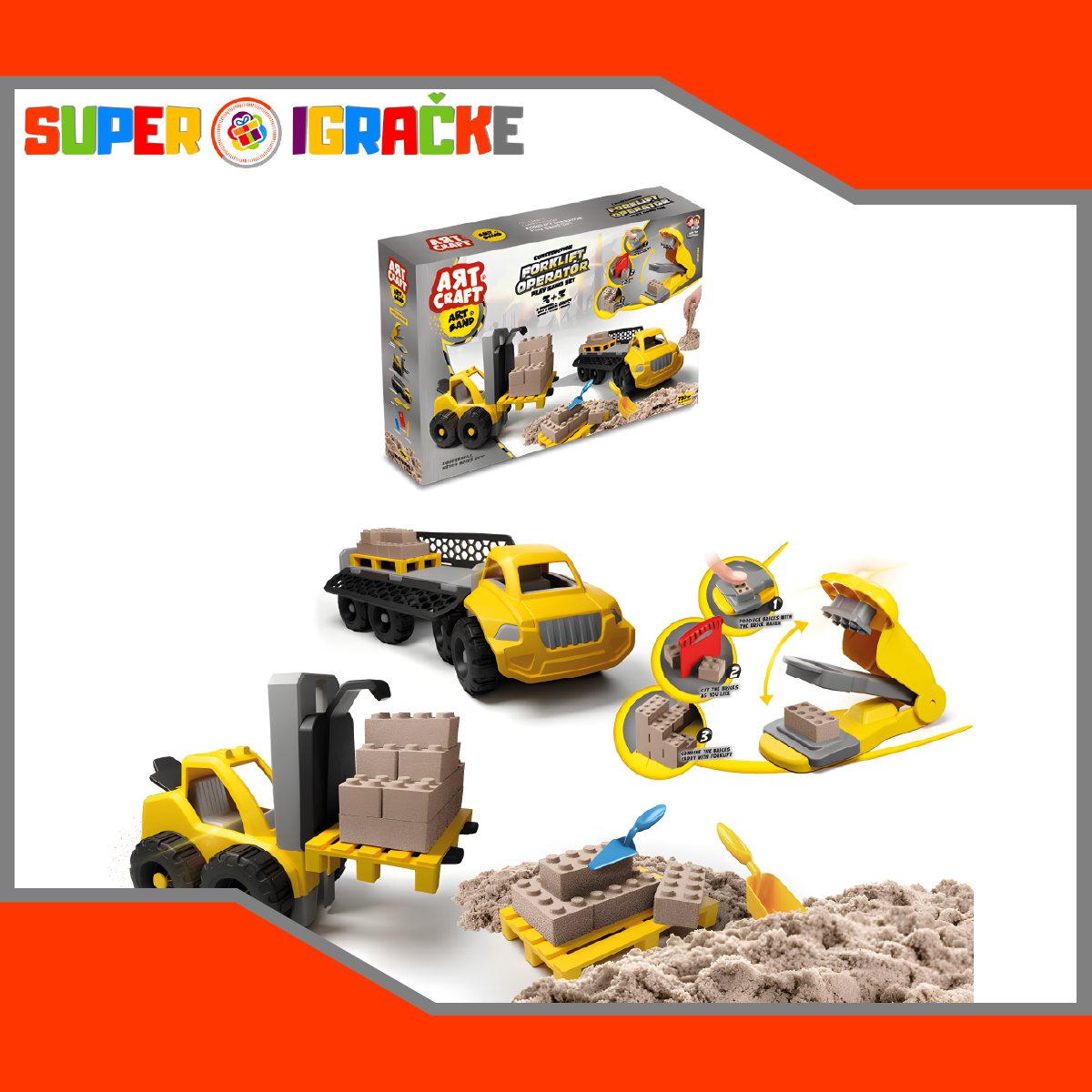 ArtCraft pesak građevinski set