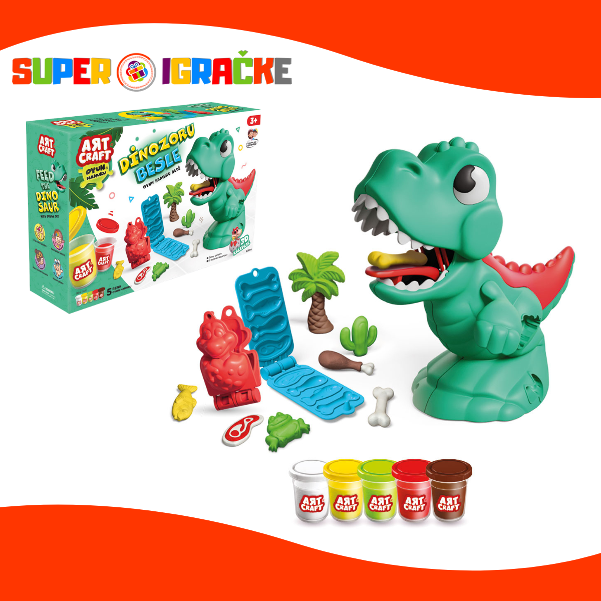 ArtCraft testo - Nahrani dinosaurusa