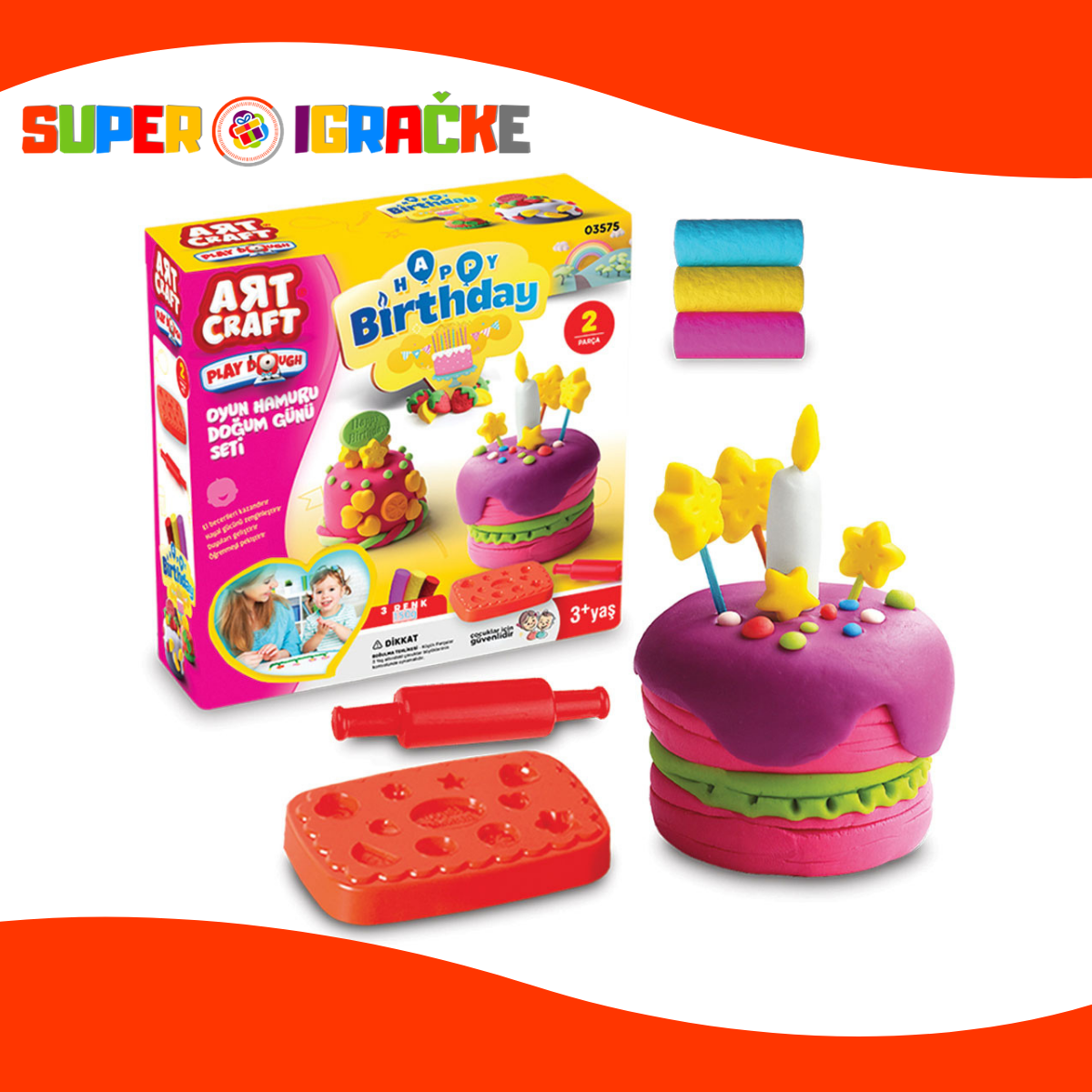 ArtCraft testo - Rođendanska torta 150g