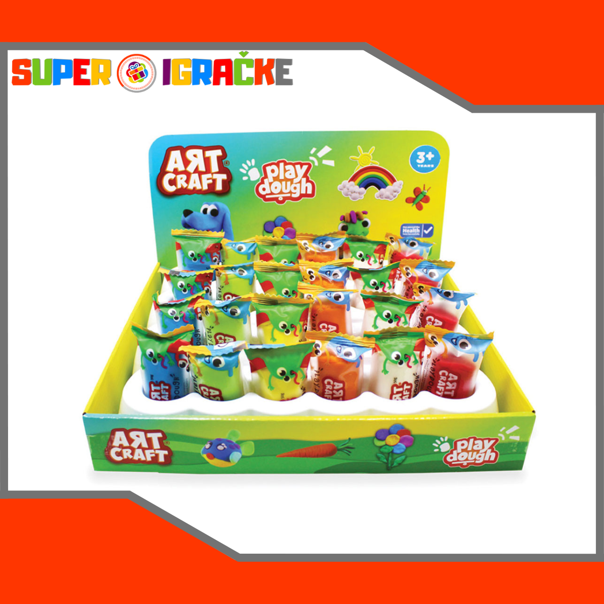 Artcraft set - Testo u kesici 24kom