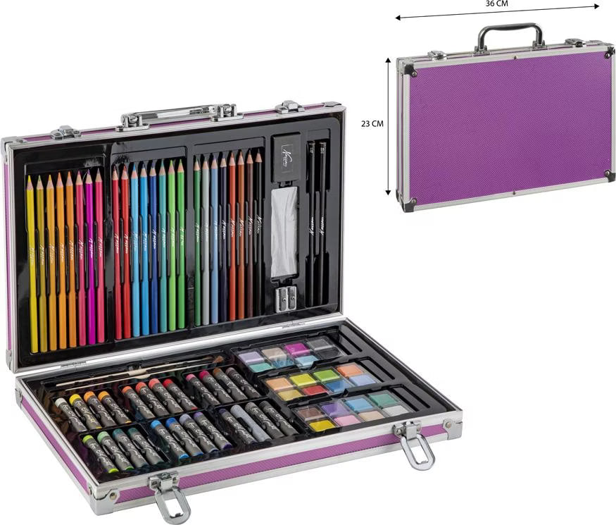 Art set 79 delova u metalnom koferu