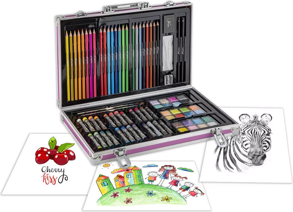 Art set 79 delova u metalnom koferu