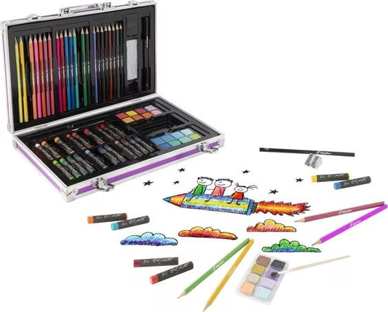 Art set 79 delova u metalnom koferu