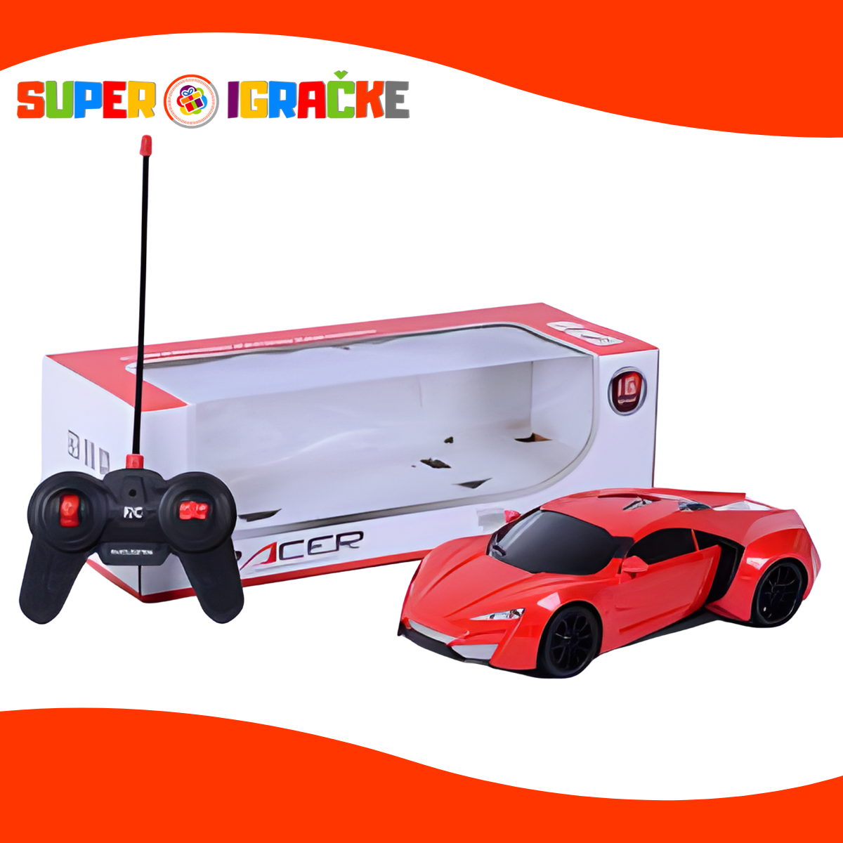 Auto RC radio kontrola