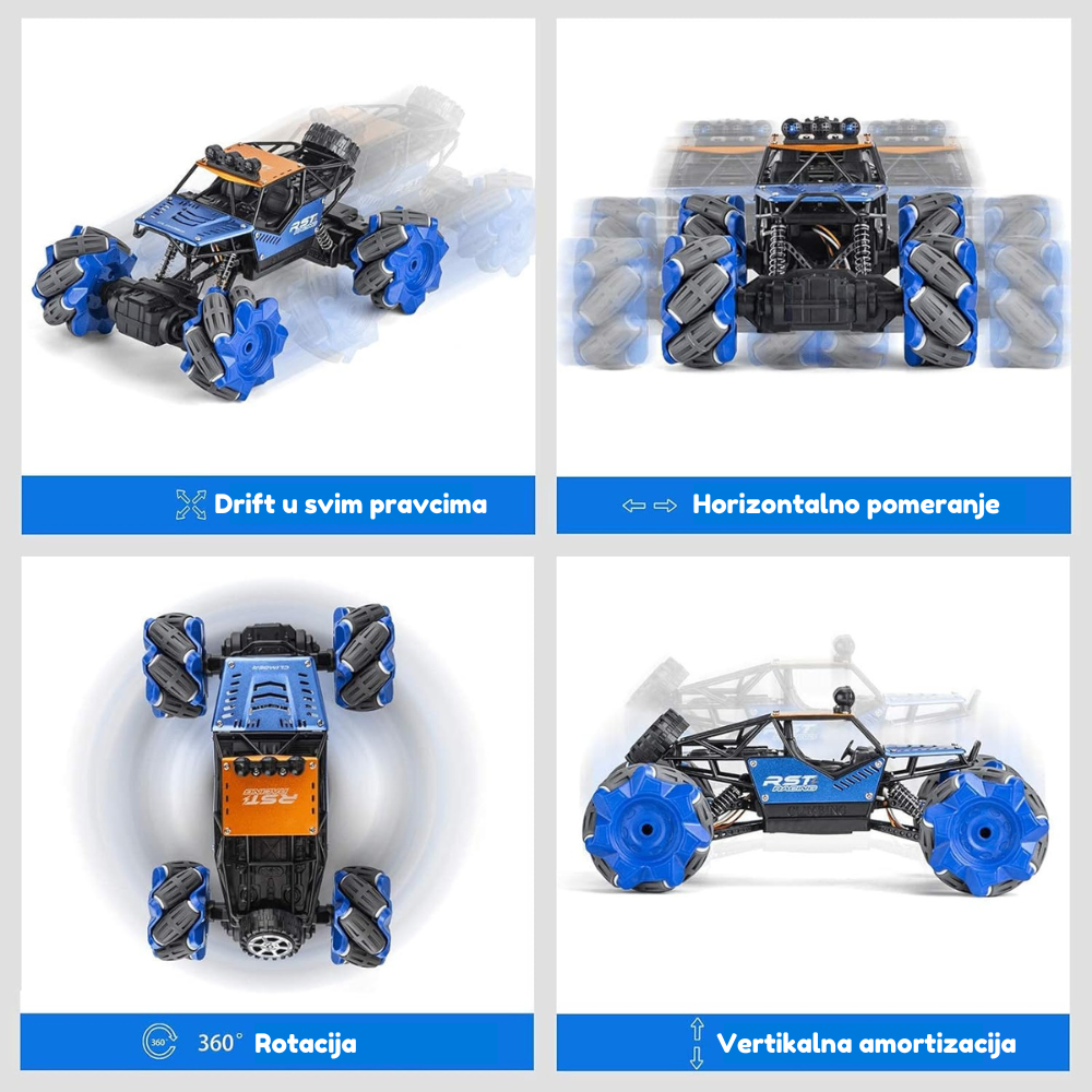 Auto RC sa USB punjačem i kontrolerom