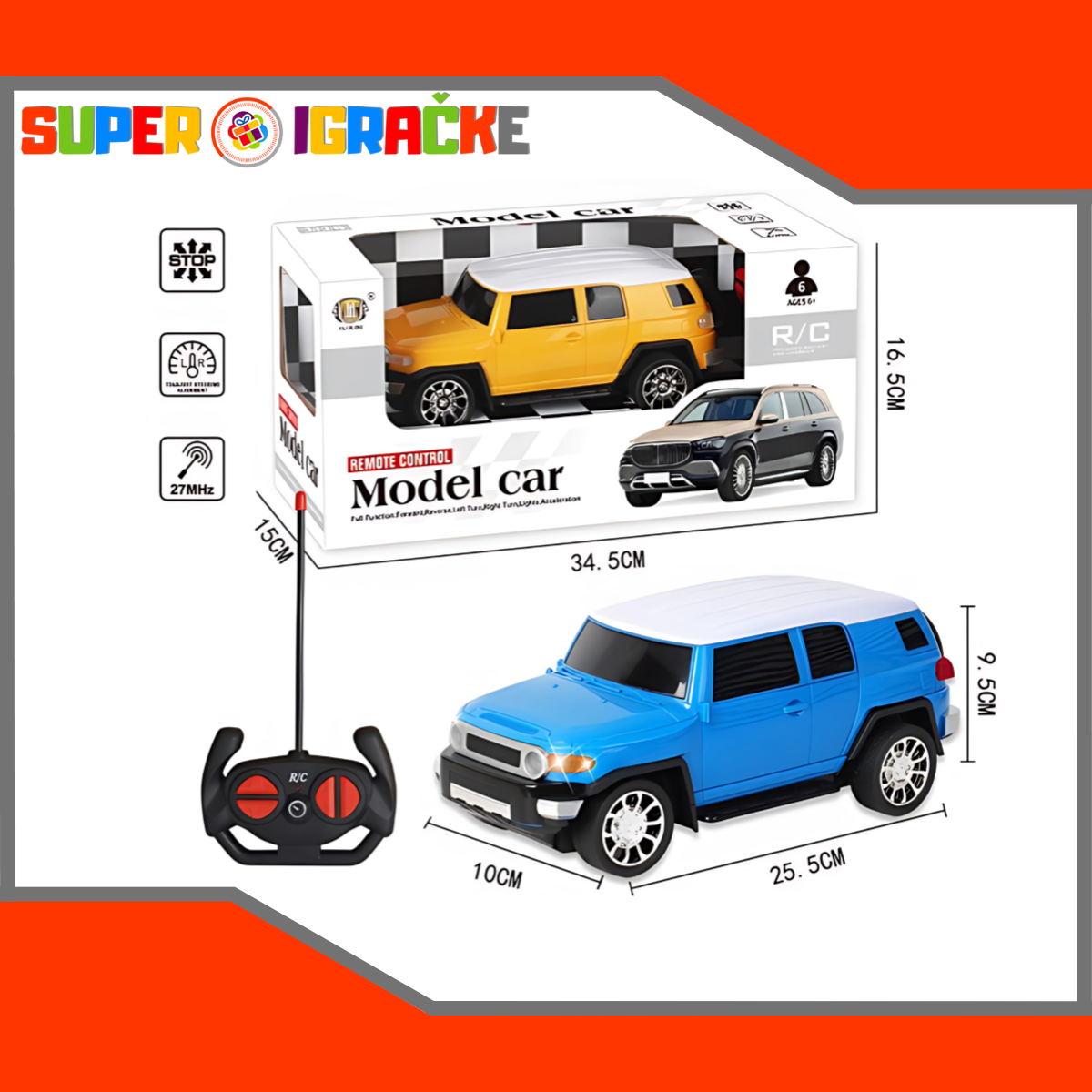 Auto džip na daljinski