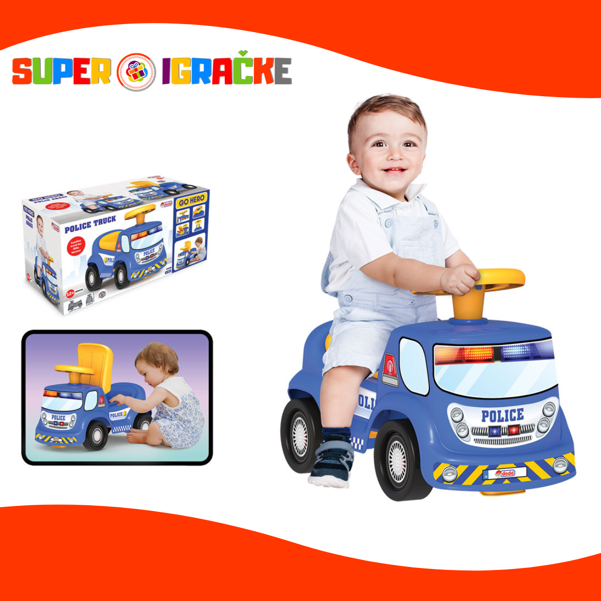 Auto guralica - Policija