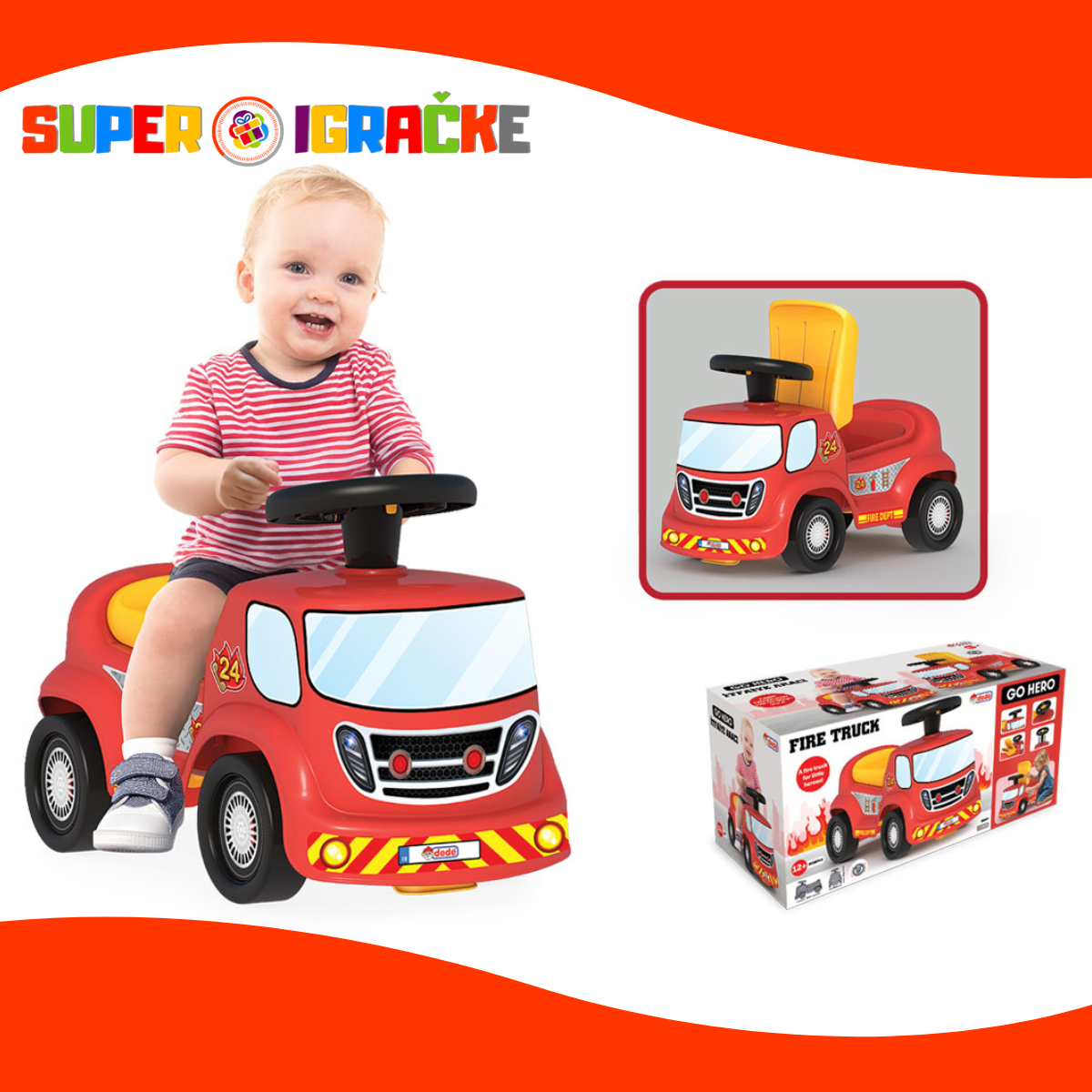 Auto guralica - Vatrogasci