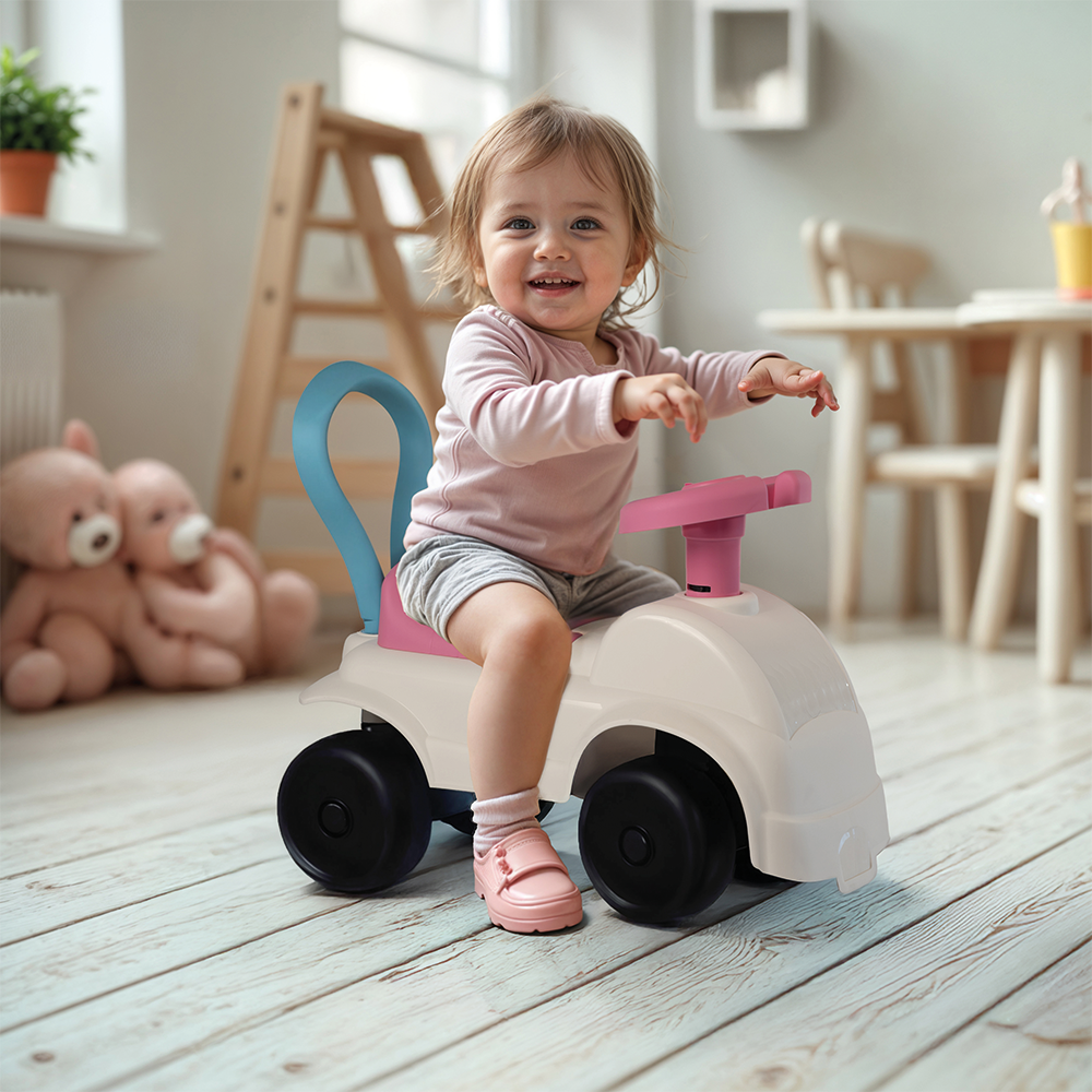 Auto guralica belo roze