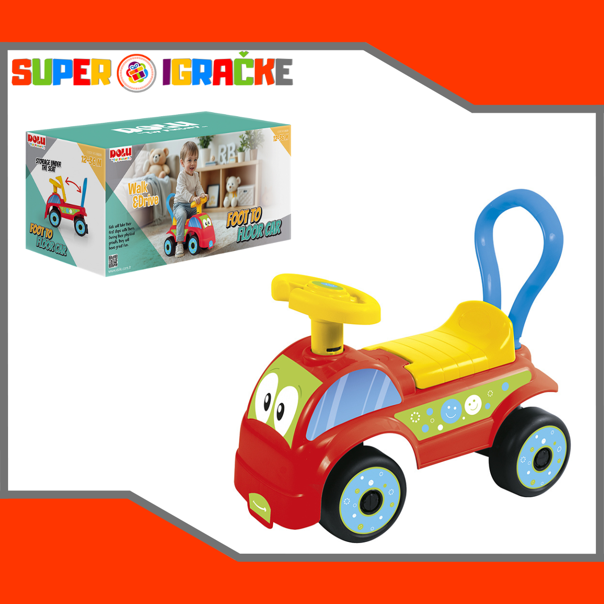 Auto guralica šarena